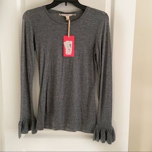 NWT Wool blend bell sleeve top